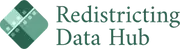 Logo de Redistricting Data Hub