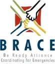 Logo of Be Ready Alliance Coordinating for Emergencies (BRACE)