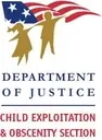 Logo of DOJ CRM - Child Exploitation and Obscenity Section