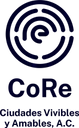 Logo of CoRe Ciudades Vivibles y Amables, A. C.