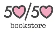 Logo of 50/50 Bookstore