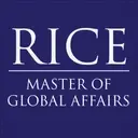 Logo of Rice University, Master of Global Affairs