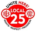 Logo de UNITE HERE Local 25