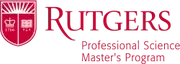 Logo of Rutgers Professional Science Master's program