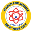 Logo of March for Science NYC