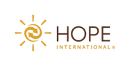 Logo of HOPE International - microfinance & savings and credit associations