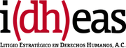 Logo de I(dh)eas, Litigio Estratégico en Derechos Humanos