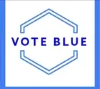 Logo de Vote Blue