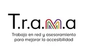 Logo de T.R.A.M.A  Trabajo en Red de Asesoramiento para mejorar la Accesibilidad