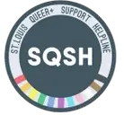 Logo of St. Louis Queer+ Support Helpline