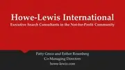 Logo de Howe-Lewis