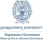 Logo de Georgetown University MA in American Government