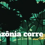 The banner image for Salve Amazônia's website.