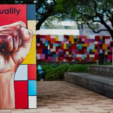 equality mural by local artist