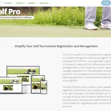 GolfRegistrations - Golf Tournament software