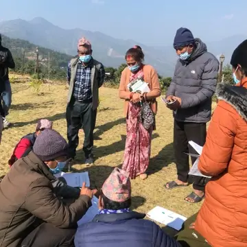 Participants at Strategic planning workshop - Volunteers Initiative Nepal