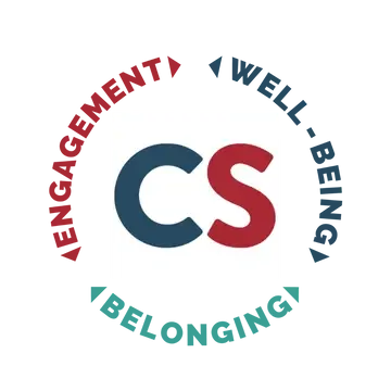 well-being, engagement, and belonging with CS in the middle