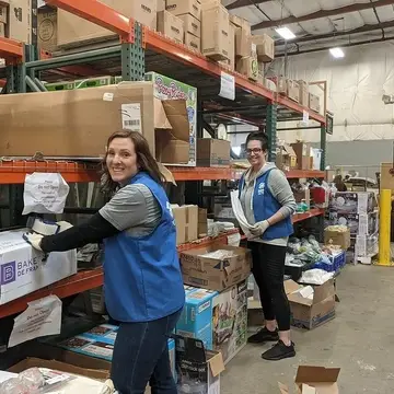 Volunteers at our stores.