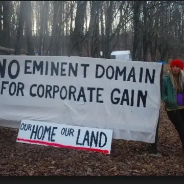 We are against the use of eminent domain for pipeline siting