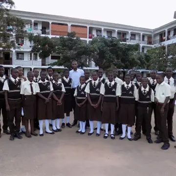 Our sponsored students in St. Henry's College Namugongo 2018. From being vulnerable to active citizens.