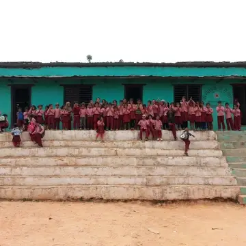 Gorkha school two days before the 2015 earthquake