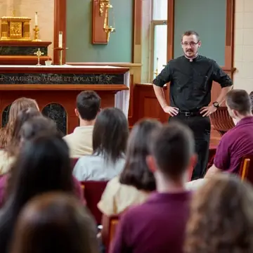 St Joes Students Attend Chapel