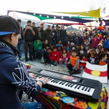 Talent Show at the LHI Refugee Center in Greece