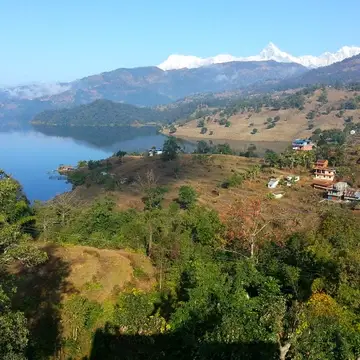 The view across Begnas lake