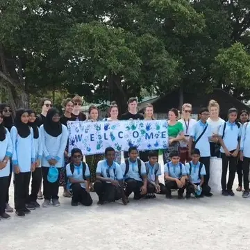 Students from Nature Club of G.Dh. Atoll Education Centre had field visit to Hoadedhoo Mangrove in partnership with Eco-Kids Programme of Huvadhoo Aid, supported by SUN SHADE Volunteers Maldives