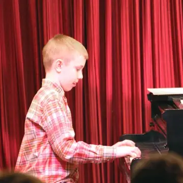 Young pianist