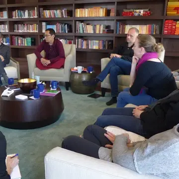 Group Discussion in the Library