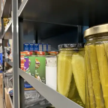 The Giving Room - pantry shelves