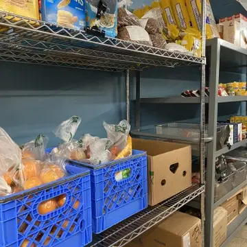 The Giving Room - pantry space - produce