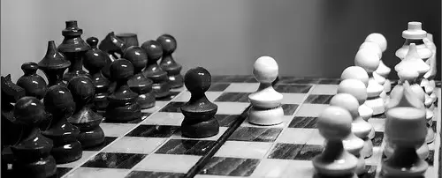 A chessboard.