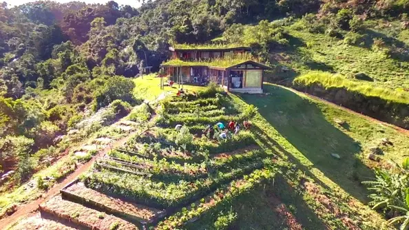 Permaculture and Natural Building (Bioconstruction) at an Eco Farm