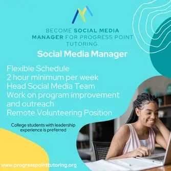Progress Point Tutoring Social Media Manager