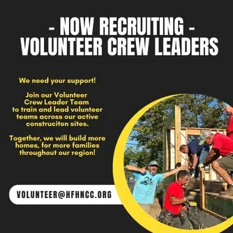 Volunteer Construction Crew Leaders