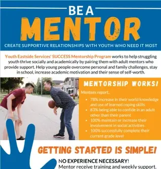 SUCCESS Mentors Needed! (BIPOC, LGBTQ+, Bi-cultural & Bilingual applicants encouraged to apply!)