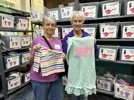 Volunteer to Assist Clients Picking up Clothing and Other Needs Items