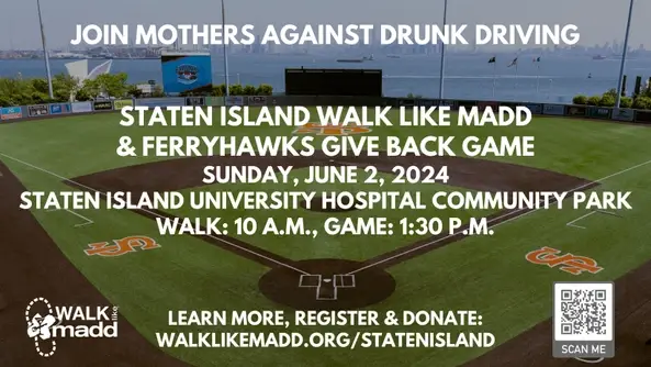 Staten Island Walk Like MADD & Ferryhawks Give Back Game