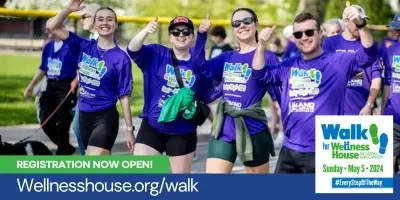 Route Volunteer - Walk for Wellness House May 5th - 7:30 AM to 10:30 AM