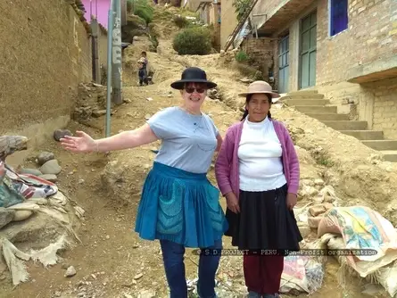 Coordinator of a social project to help women and children in the Andes of Peru