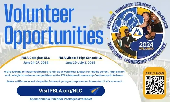 Calling all VIRTUAL Volunteers! FBLA National Leadership Conference