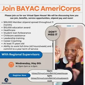 Virtual Informational Session with BAYAC AmeriCorps