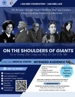 7th Annual Chicago Health, Medical and Law Careers Citywide Student Conference!
