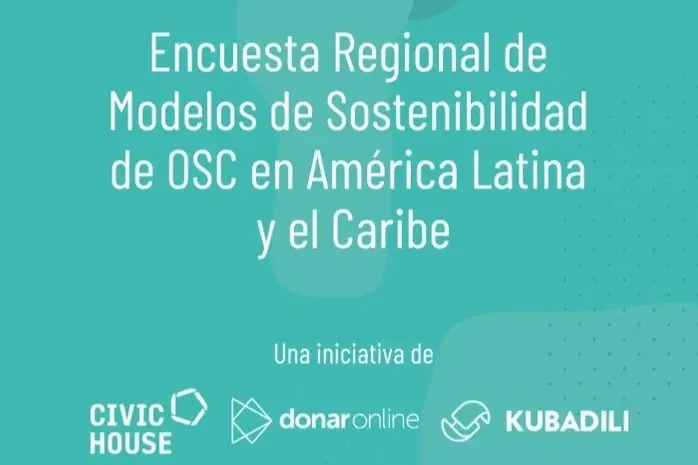 Afiche sobre Encuesta Regional de Modelos de Sosteniblidad