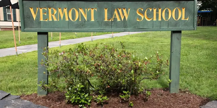 Vermont Law School Sign