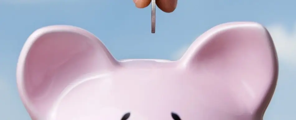 A close up of a piggy bank.