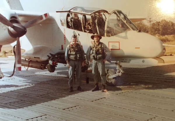 Tom Perry and Forward Air Controller Chris Langton, Vietnam OV-10