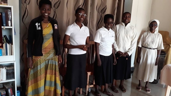 Young ladies in Rwanda